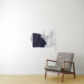 Alicante Spanje Stadsplattegrond Wandkleed (In Situ (horizontaal))