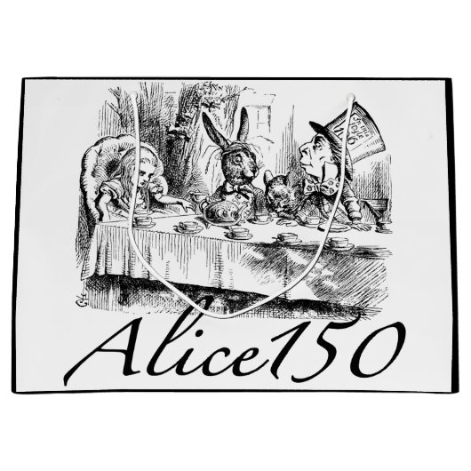 Alice150 Alice in Wonderland 150ste Jubileum Groot Cadeauzakje (Voorkant)