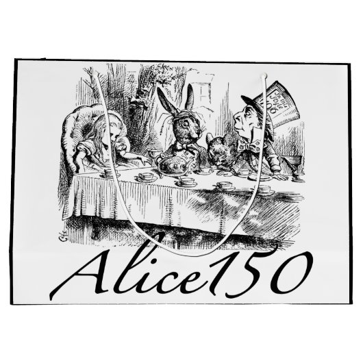 Alice150 Alice in Wonderland 150ste Jubileum Groot Cadeauzakje (Achterkant)