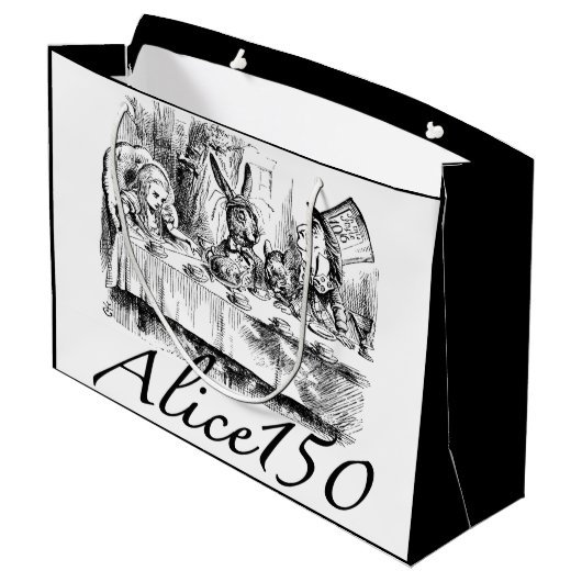 Alice150 Alice in Wonderland 150ste Jubileum Groot Cadeauzakje (Achterkant Gekanteld)
