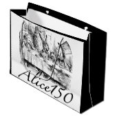 Alice150 Alice in Wonderland 150ste Jubileum Groot Cadeauzakje (Voorkant Gekanteld)
