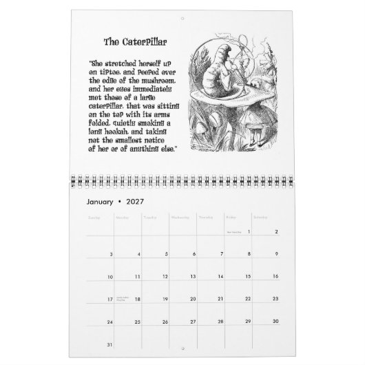Alice 2007 Agenda Kalender (Jan 2027)