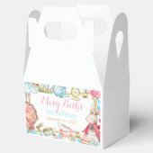 Alice Adventure Wonderland Favor Box Bedankdoosjes (Geopend)