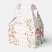 Alice Adventures in Woderland Verjaardags Tea Part Bedankdoosjes (Achterkant)