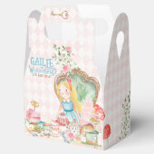 Alice Adventures in Woderland Verjaardags Tea Part Bedankdoosjes (Geopend)