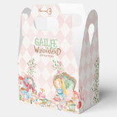 Alice Adventures in Woderland Verjaardags Tea Part Bedankdoosjes (Geopend)