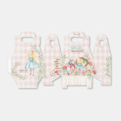 Alice Adventures in Woderland Verjaardags Tea Part Bedankdoosjes (Uitgevouwen)