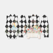 Alice Adventures in Woderland Verjaardags Tea Part Bedankdoosjes (Uitgevouwen)