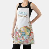 Alice Adventures in Woderland Verjaardags Tea Part Schort (Insitu)