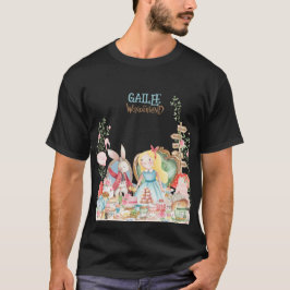 Alice Adventures in Woderland Verjaardags Tea Part T-shirt