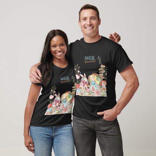 Alice Adventures in Woderland Verjaardags Tea Part T-shirt (Unisex)