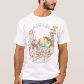 Alice Adventures in Woderland Verjaardags Tea Part T-shirt (Voorkant)