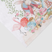 Alice Adventures in Woderland Verjaardags Tea Part Tissuepapier (Detail)