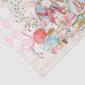 Alice Adventures in Woderland Verjaardags Tea Part Tissuepapier (Detail)