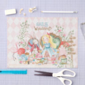 Alice Adventures in Woderland Verjaardags Tea Part Tissuepapier (Craft)