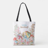 Alice Adventures in Woderland Verjaardags Tea Part Tote Bag (Achterkant)