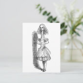 Alice Adventures in Wonderland door Tenniel Briefkaart (Staand voorkant)