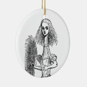  Alice Adventures in Wonderland door Tenniel Keramisch Ornament (Rechts)