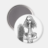 Alice Adventures in Wonderland door Tenniel Magneet (Voorkant / Achterkant)