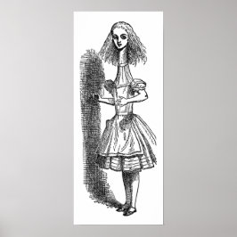 Alice Adventures in Wonderland door Tenniel Poster