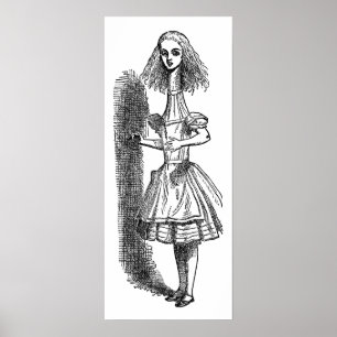 Alice Adventures in Wonderland door Tenniel Poster