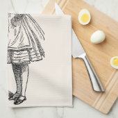 Alice Adventures in Wonderland door Tenniel Theedoek (Quarter Fold)