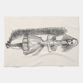 Alice Adventures in Wonderland door Tenniel Theedoek (Horizontaal)