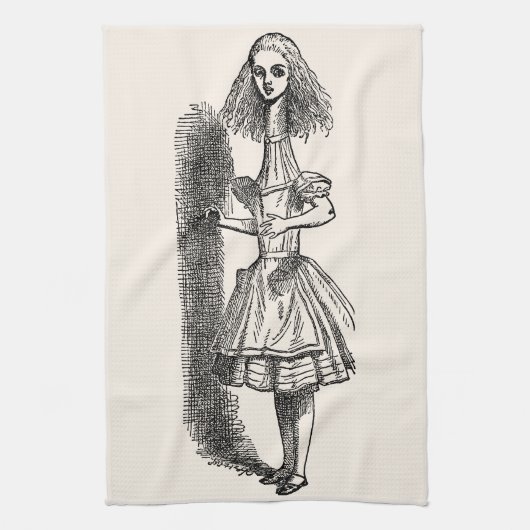 Alice Adventures in Wonderland door Tenniel Theedoek (Verticaal)