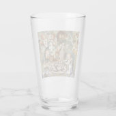 Alice Adventures in Wonderland Mad Tea Party Glas (Achterkant)