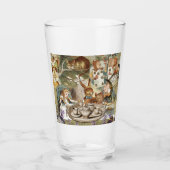Alice Adventures in Wonderland Mad Tea Party Glas (Voorkant)