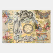 Alice Adventures in Wonderland Mad Tea Party Inpakpapier Vel (Voorkant 3)