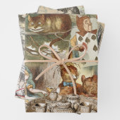 Alice Adventures in Wonderland Mad Tea Party Inpakpapier Vel (In situ)