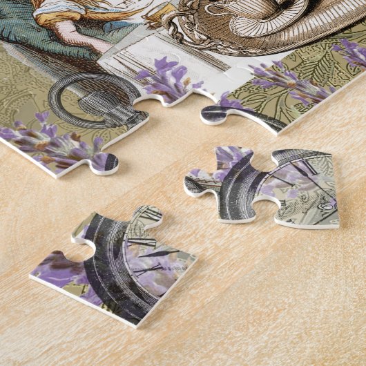 Alice Adventures in Wonderland Mad Tea Party Legpuzzel (Zijkant)