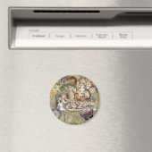 Alice Adventures in Wonderland Mad Tea Party Magneet (Insitu (Vaatwasser))