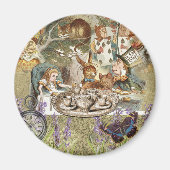 Alice Adventures in Wonderland Mad Tea Party Magneet (Voorkant)