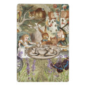 Alice Adventures in Wonderland Mad Tea Party Mini Klembord (Achterkant)