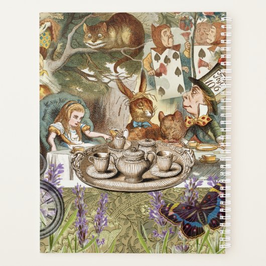 Alice Adventures in Wonderland Mad Tea Party Planner (Achterkant)