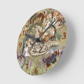 Alice Adventures in Wonderland Mad Tea Party Ronde Klok (Hoek)