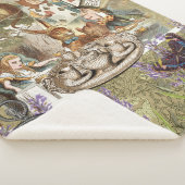 Alice Adventures in Wonderland Mad Tea Party Sherpa Deken (3/4)