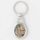 Alice Adventures in Wonderland Mad Tea Party Sleutelhanger (Voorkant)