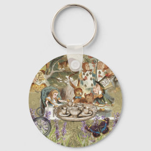 Alice Adventures in Wonderland Mad Tea Party Sleutelhanger