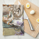 Alice Adventures in Wonderland Mad Tea Party Theedoek (Quarter Fold)