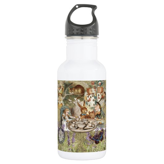 Alice Adventures in Wonderland Mad Tea Party Waterfles (Voorkant)