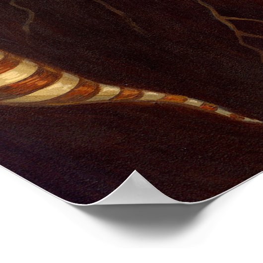 Alice afbuigende alice in wonderland Art Print (Hoek)