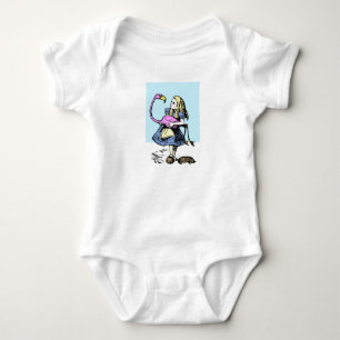 Alice afspelen in Wonderland. Klassieke boekkunst Romper