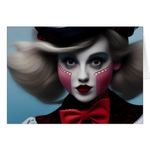 Alice alle Occasies zijn leeg in Wenskaart