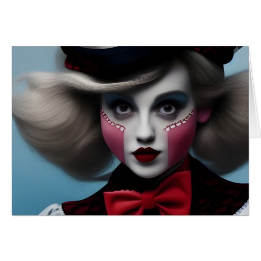 Alice alle Occasies zijn leeg in Wenskaart (Voorkant Horizontaal)