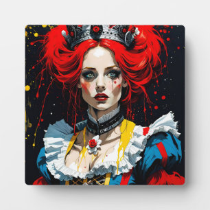 Alice als de Rode Koningin Fotoplaat