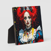 Alice als de Rode Koningin Fotoplaat (Voorkant)