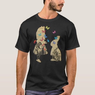 Alice & het konijn -  Wonderland Boek C T-shirt